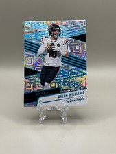 CALEB WILLIAMS 18/499 2025 Panini Revolution Teal Parallel #49 Jersey Match