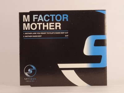 M FACTOR MOTHER (E71) 2 Track Promo CD Single with Picture Sleeve SERIOUS RECORD