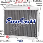 3-Rows Aluminum Radiator For 1957-1959 Ford Fairlane Ranchero/Mercury Edsel V8