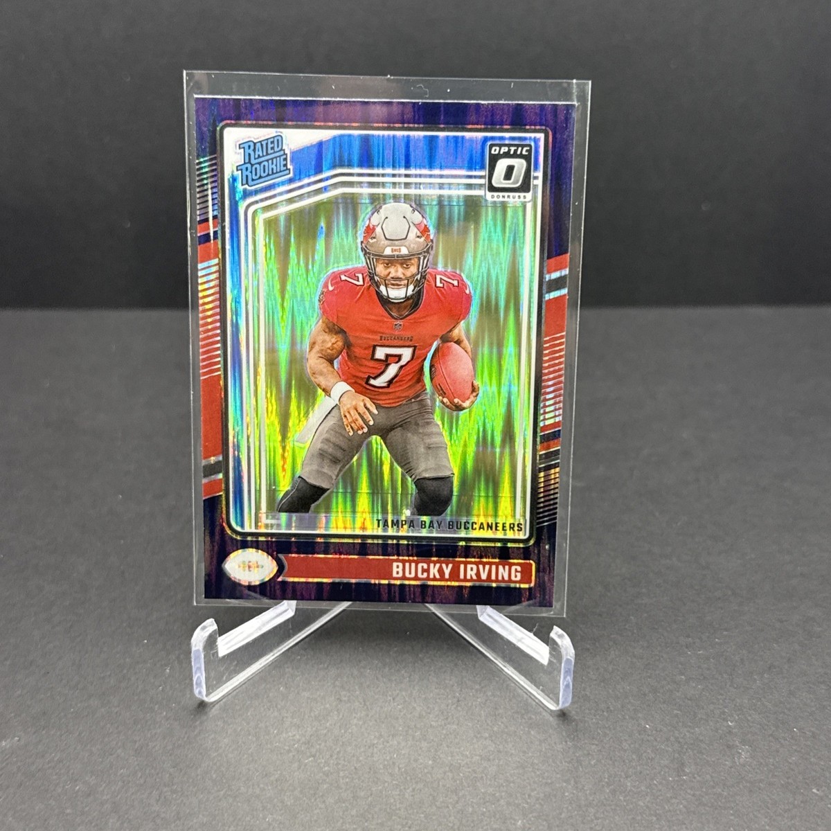 2024 Panini Donruss Optic Bucky Irving Purple Shock Prizm #216 RC