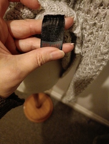 Authentischer grauer Langarm-Pullover von F&F Größe 12 - Bild 7 von 9