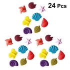 24 Pcs Glass Markers for Drinks Cup Silicone Label Party