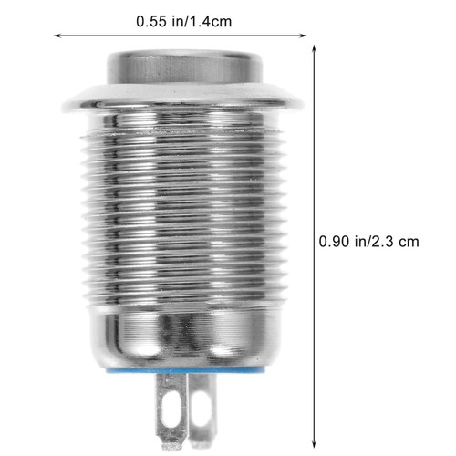 Interruptor pulsador de 12 mm para modificación y control automotriz 6 piezas - Imagen 11 de 12