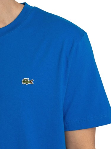 Lacoste de los hombres Camiseta con logo clásico, Azul - Imagen 4 de 5