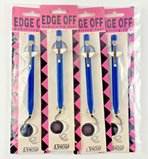 LOT Of 4 - EO1000 Noga Edge Off Deburring Tool Blue Handle Pocket Clip Free Ship