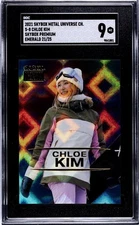 2021 Metal Universe Champions #S-8 Chloe Kim Star Emerald /25 SGC 9 MT!