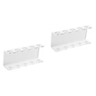 2pcs Acrylhydroponic Testrohrhalter Transparent Rack Testrohrlagerregal