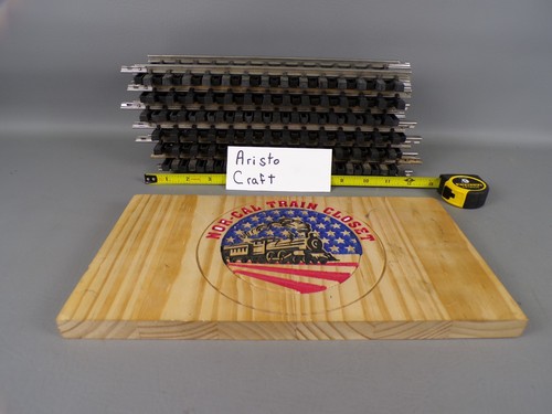 Aristocraft G Gauge 20030 Stainless straights x 12 in box Lot #O58