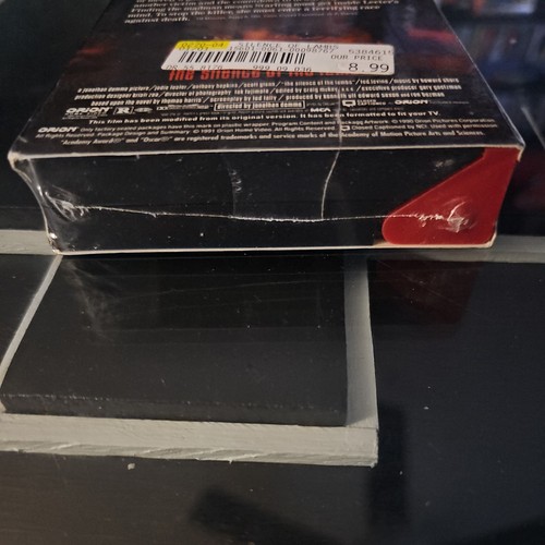SILENCE OF THE LAMBS 1991 VHS ORION WATERMARKS SEALED 1st Release RARE RED FLIP - Picture 3 of 5