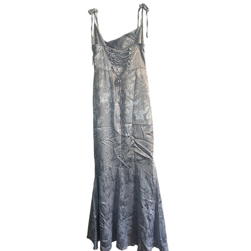 NWT GLNEGE Women's Satin Bodycon Maxi Dress Formal Evening Party Dress Size Sm - Afbeelding 4 van 8
