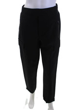 Athleta Unisex Cargo Jogger Pants Black Zip Size 4