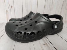 Crocs Baya Mens Size 10 Black Slip On Clogs Sandals Shoes Women 12