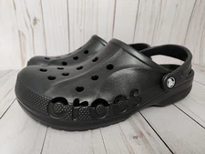 Crocs Baya Mens Size 10 Black Slip On Clogs Sandals Shoes Women 12
