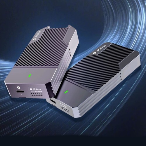 M.2 NVMe SSD Case USB4 SSD External Enclosure 3/4 USB C Hard Drive - Picture 3 of 8