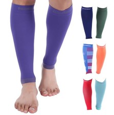 Compression Calf Sleeve for Men  Women   20-30mmHg Graduated 5X-Large Violet