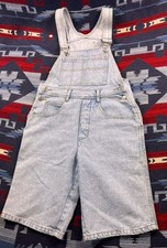 Guess George Marciano VINTAGE 90s Y2K Retro Hip Hop Denim Shorts Overalls Size 3