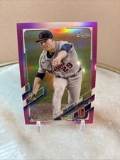 2021 Topps Chrome - Tarik Skubal #103 Pink Refractor (RC)