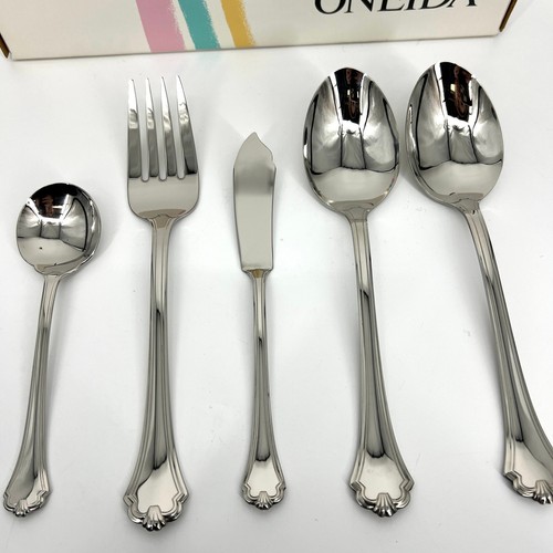 Vintage Oneida USA and Canada Midtowne New Old Stock 5 Piece Serving Set