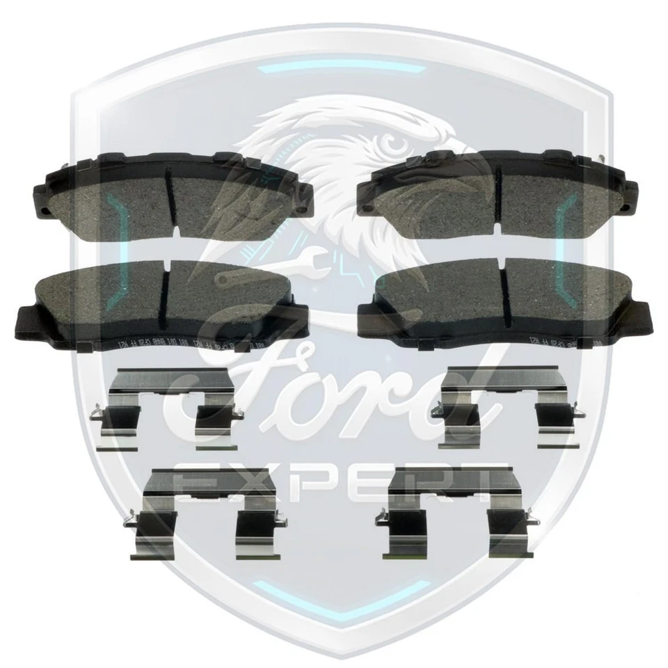 Комплект передних и задних керамических тормозных колодок для 1991-2002 Honda Accord Prelude 9 лет Warr - Изображение 4 из 4