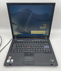 🔥🔥🔥 Lenovo IBM ThinkPad T60 Type 2008 15" Laptop Intel Core Duo Window XP SP3