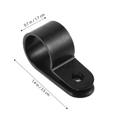 50pcs Wire Staples Rope Light Clips Outdoor Wall Wire Clips Cable Wire Clips - Imagen 2 de 12