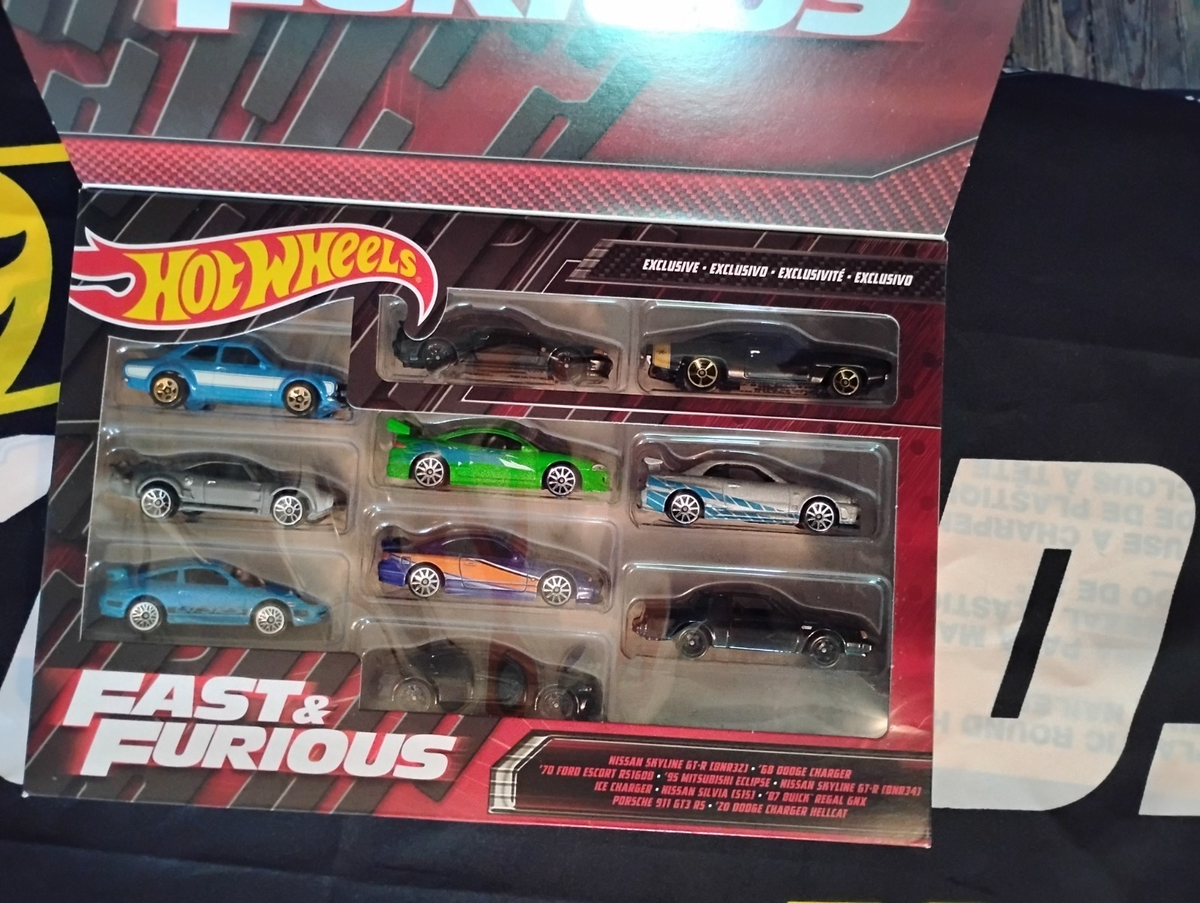 Hot Wheels HNT21 Fast & Furious Cars - Pack of 10 for sale online