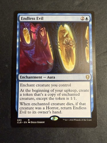Endless Evil Commander Legends: Battle for Baldur's Gate Magic the Gathering NM