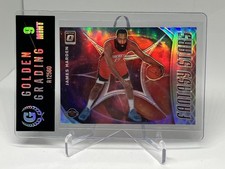 2019/20 Donruss Optic Fantasy Stars James Harden Holo Prizm Golden Grading 9