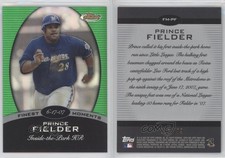 2008 Topps Finest Finest Moments Green Refractor /199 Prince Fielder #FM-PF