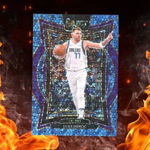 2024-25 Panini Select LUKA DONCIC Light Blue Disco /99 #56