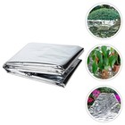 Silberfarbene Garten-Reflexfolien. Mehrzweck-Gartenreflektoren für Pflanzen