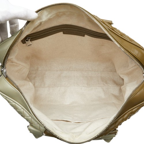 BOTTEGAVENETA Barro Travertino INTRECCIATO 24AW Bolsa de Negocios Maletín 【Usado】 - Imagen 14 de 19