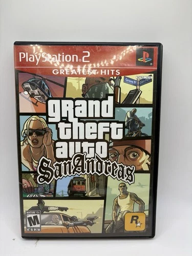 Grand Theft Auto: San Andreas Sony PlayStation 2 2004 CIB
