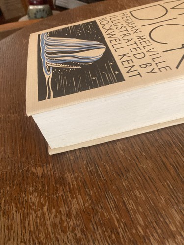Moby Dick - Herman Melville. Rockwell Kent 1982 Modern Library Hardcover w. DJ - Picture 9 of 17
