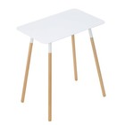 Yamazaki Jitsugyo Yamazaki Square Side Table White Approx. 45x30x50cm Plain 517