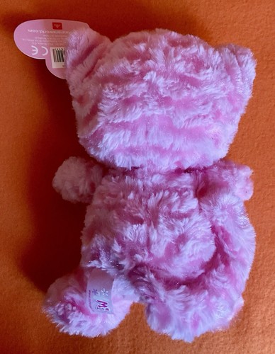 Aurora Milly Cat Pink Tabby The Pinkest Kitten Sitting Soft Plush Toy 8-10” Tag - Picture 19 of 19