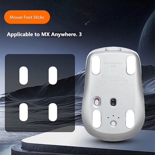 1 Set Anti-Slip Mouse Foot Sticker Pad Mouse Skates For Logitech MX ANYWHERE 2 - Afbeelding 4 van 13