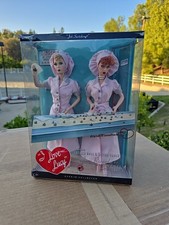 Barbie I Love Lucy Episode 39 Job Switching Lucy and Ethel Doll Set 2008 Mattel