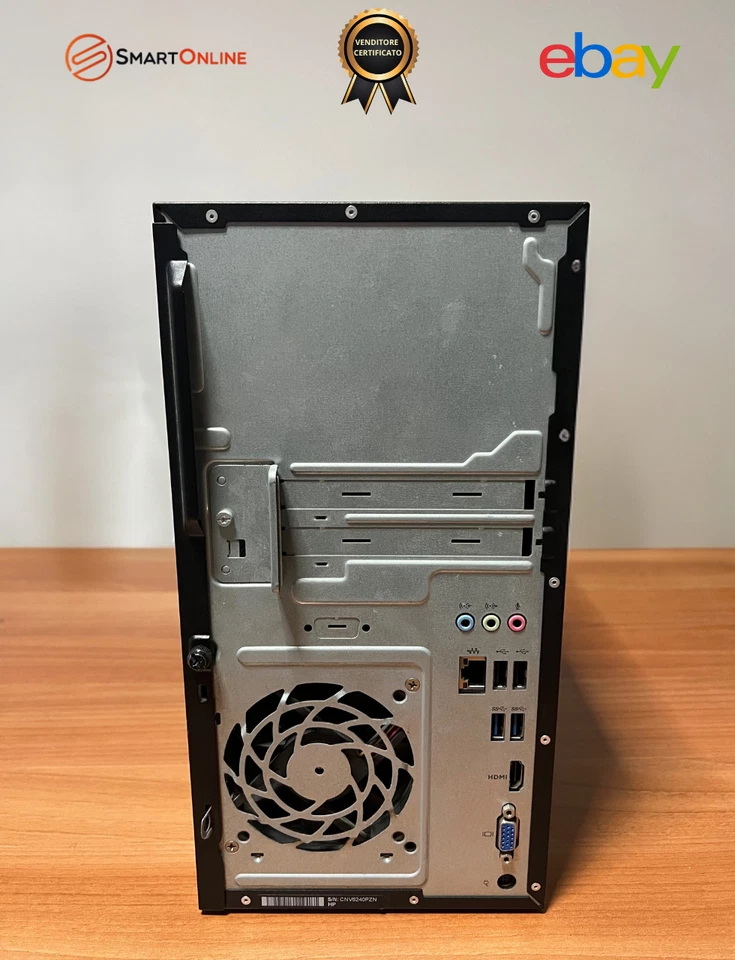 PC Desktop - HP 460-a004n - AMD A8-7410 APU (Radeon R5) - 4GB DDR3 1333MHZ - Immagine 2 di 3