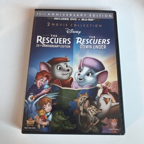 The Rescuers: 35th Anniversary Edition + Rescuers Down Under (Blu-ray + DVD)