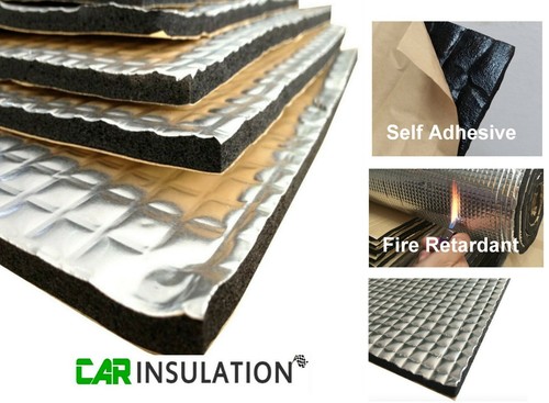 12 große Blätter Auto Van Dämmung Schalldämmung geschlossenzelliger Schaum Camper Boot GR - Bild 1 von 12