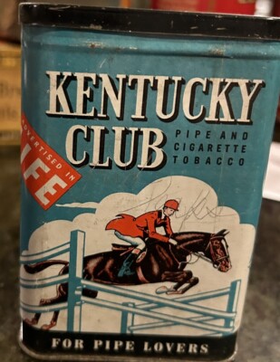 kentucky cigarette prices online Vintage Kentucky Cub Vertical Pocket Tobacco Tin