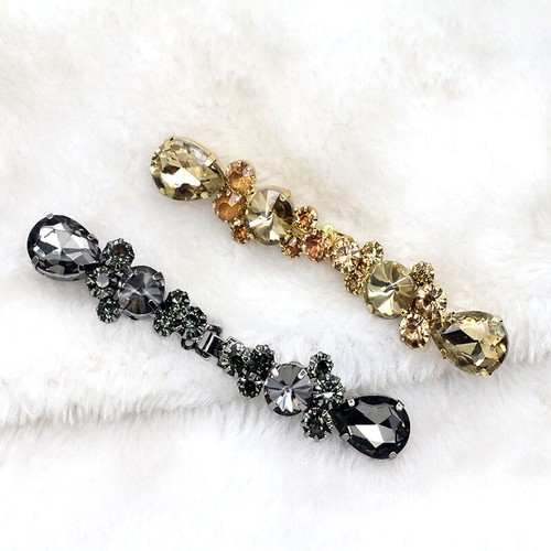 1 Pair DIY Crystal Hook and Eye Clasp Button Fastener Sewing Craft Decorative - Picture 8 of 12
