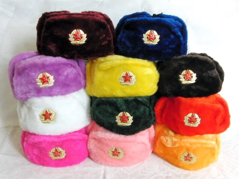 Purple ushanka 2025