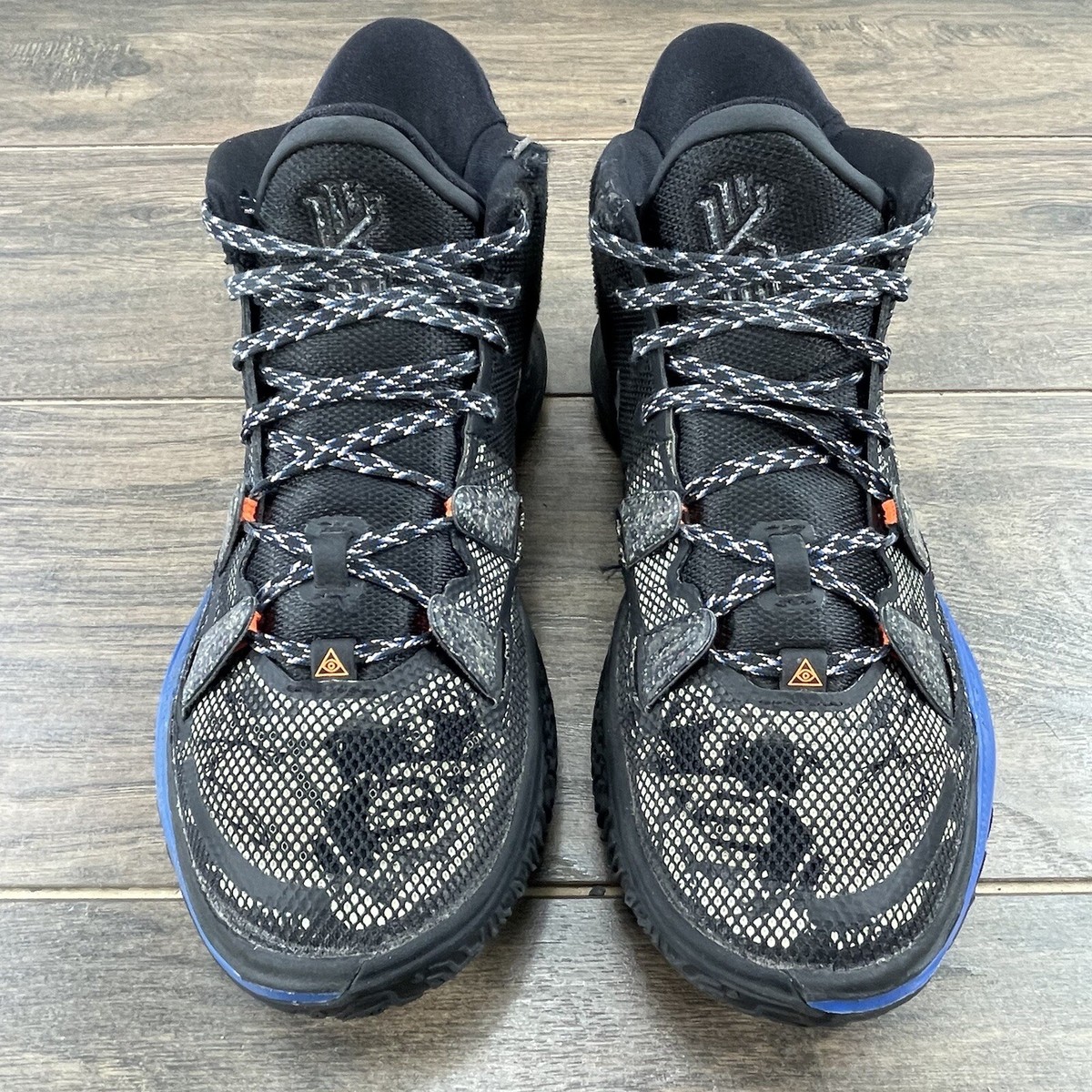 Nike Shoes Mens 8 Kyrie 7 Grind Black/Blue CQ9326-007