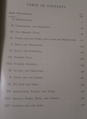 Life in the Homeric Age by Seymour 1908 1st ed hardcover,illus.,VG+ and Booklet - Foto 3 di 21
