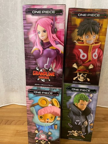 One Piece DXF GRANDLINE SERIES Egghead Zoro Luffy Chopper & Bonney Set PRE - Picture 3 of 6