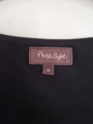 BN Phase Eight Slinky Black Evening Jumpsuit Sz 8 - Picture 4 of 4