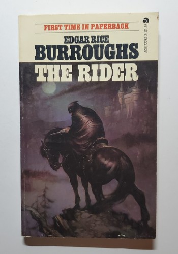 The Rider by Edgar Rice Burroughs, Vintage ACE Paperback, 1st Time in Paperback