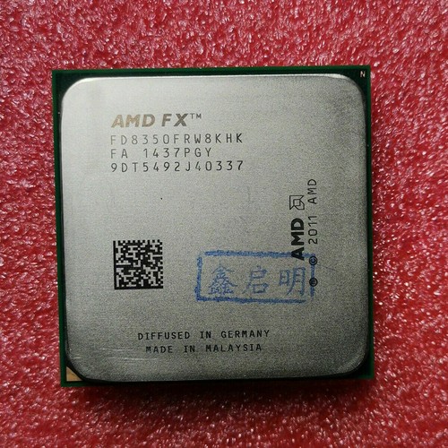 AMD FX8350 FX 8350 Black Edition FD8350FRW8KHK 4GHz AM3+ 8-Core Processor CPU - Picture 1 of 3